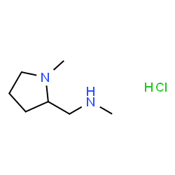 methyl[(1-methylpyrrolidin-2-yl)methyl]amine hydrochloride structure