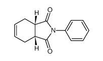 cis-2-phenyl-3a,4,7,7a-tetrahydro-1H-isoindole-1,3(2H)-dione Structure