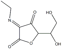 L-threo-3-Hexulosonic acid,2-deoxy-2-(ethylimino)-,-gamma--lactone,radical ion(1-) (9CI) picture