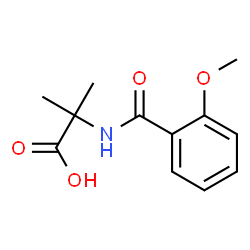 Alanine,N-(2-methoxybenzoyl)-2-methyl-结构式