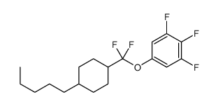 5-[difluoro-(4-pentylcyclohexyl)methoxy]-1,2,3-trifluorobenzene Structure