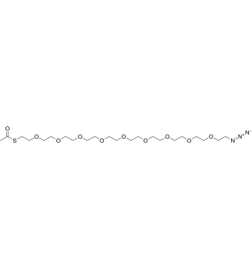 Azido-PEG9-S-methyl ethanethioate structure