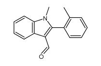 1-Methyl-2-(2-methylphenyl)-1H-indole-3-carbaldehyde结构式