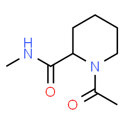 2-Piperidinecarboxamide,1-acetyl-N-methyl- Structure