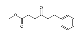 4-oxo-6-phenylhexanoic acid methyl ester Structure