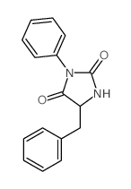 5-benzyl-3-phenyl-imidazolidine-2,4-dione Structure