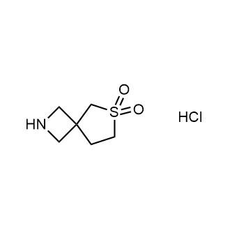 6-Thia-2-azaspiro[3.4]octane 6,6-dioxide hydrochloride Structure