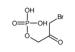 (3-bromo-2-oxopropyl) dihydrogen phosphate结构式