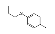 Propyl(4-methylphenyl) sulfide Structure