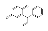 2-(1-phenylprop-2-enyl)cyclohexa-2,5-diene-1,4-dione Structure