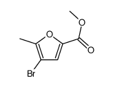 5-Methyl-4-bromo-2-furancarboxylic acid methyl ester结构式