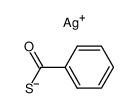 silver(I) thiobenzoate Structure