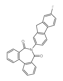 6-(7-fluoro-9H-fluoren-2-yl)benzo[d][2]benzazepine-5,7-dione Structure