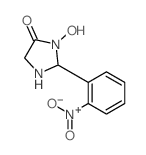 4-Imidazolidinone,3-hydroxy-2-(2-nitrophenyl)- Structure