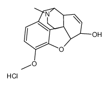 (4R,4aS,7R,7aR,12bS)-9-methoxy-3-methyl-2,4,4a,7,7a,13-hexahydro-1H-4,12-methanobenzofuro[3,2-e]isoquinoline-7-ol,hydrochloride Structure