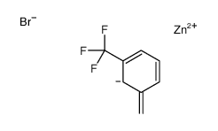 bromozinc(1+),1-methanidyl-3-(trifluoromethyl)benzene结构式