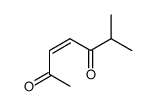 3-Heptene-2,5-dione, 6-methyl-, (3Z)- (9CI) picture