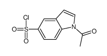 1-acetyl-1H-indole-5-sulfonyl chloride Structure