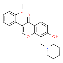 7-hydroxy-3-(2-methoxyphenyl)-8-(piperidin-1-ylmethyl)-4H-chromen-4-one picture