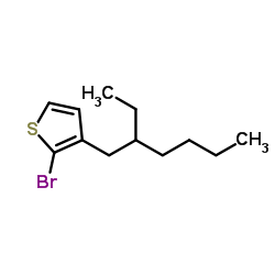 2-溴-3-(2-乙基己基)噻吩结构式