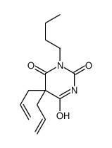 1-butyl-5,5-bis(prop-2-enyl)-1,3-diazinane-2,4,6-trione结构式