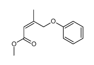 Methyl (2Z)-3-methyl-4-phenoxybut-2-enoate Structure