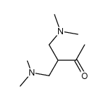 4-dimethylamino-3-dimethylaminomethyl-butan-2-one结构式