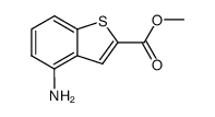 Benzo[b]thiophene-2-carboxylic acid, 4-amino-, methyl ester (9CI) structure