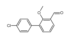 4'-chloro-2-methoxybiphenyl-3-carbaldehyde结构式