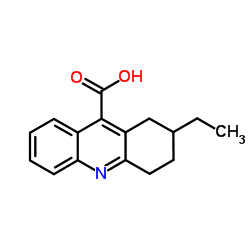 2-ETHYL-1,2,3,4-TETRAHYDRO-ACRIDINE-9-CARBOXYLIC ACID structure