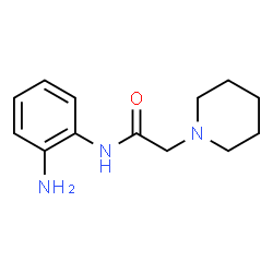 N-(2-aminophenyl)-2-piperidin-1-ylacetamide结构式