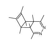 1,2,3,4,5,6,7,10-octamethyl-8,9-diaza-tricyclo[4.4.0.02,5]deca-3,7,9-triene Structure