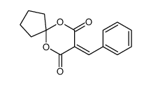 8-benzylidene-6,10-dioxaspiro[4.5]decane-7,9-dione结构式