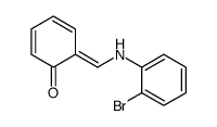 6-[(2-bromoanilino)methylidene]cyclohexa-2,4-dien-1-one Structure