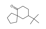 (+-)-9-tert-Butyl-spiro<4.5>decan-6-on结构式