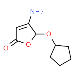 2(5H)-Furanone,4-amino-5-(cyclopentyloxy)-(9CI)结构式