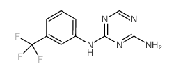 N-(3-TRIFLUOROMETHYL-PHENYL)-[1,3,5]TRIAZINE-2,4-DIAMINE structure