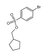 4-bromo-benzenesulfonic acid cyclopentylmethyl ester结构式