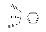 4-Phenyl-1,6-heptadiyn-4-ol结构式