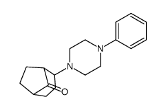 4-(4-phenylpiperazin-1-yl)bicyclo[3.2.1]octan-8-one结构式