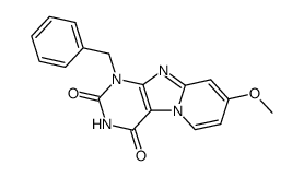 1-benzyl-8-methoxypyrido[2,1-f]purine-2,4(1H,3H)-dione结构式