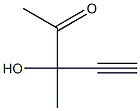 3-hydroxy-3-methyl-pent-4-yn-2-one Structure