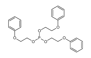 tris(2-phenoxyethyl) phosphite结构式