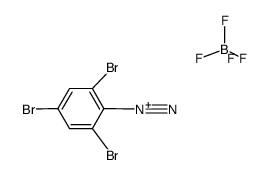 2,4,6-Tribromobenzenediazonium tetrafluoroborate Structure
