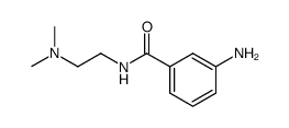 3-amino-N-(2-(dimethylamino)ethyl)benzamide结构式