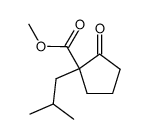 methyl 1-isobutyl-2-oxocyclopentane-1-carboxylate Structure