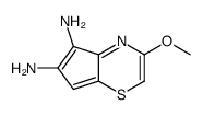 4,7-Benzothiazolediamine,6-methoxy-(9CI) structure