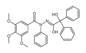 N'-(2-hydroxy-2,2-diphenylacetyl)-3,4,5-trimethoxy-N-phenylbenzohydrazide Structure