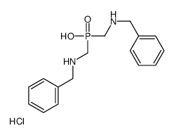 bis[(benzylamino)methyl]phosphinic acid,hydrochloride Structure