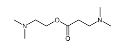 N,N-dimethyl-β-alanine-(2-dimethylamino-ethyl ester) Structure